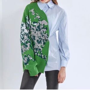 Half Sweater, Half Shirt